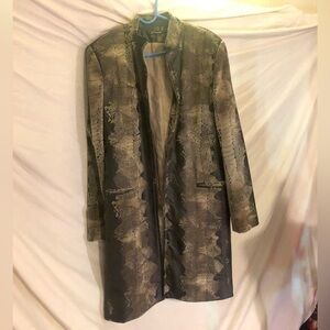 Alberto Pantini Leather Jacket Size 48 Vintage